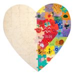 Holz-Puzzle-Herz - Onlineshop von spiele-hochzeit.de